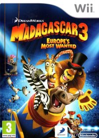 Madagascar 3 Wii  box art